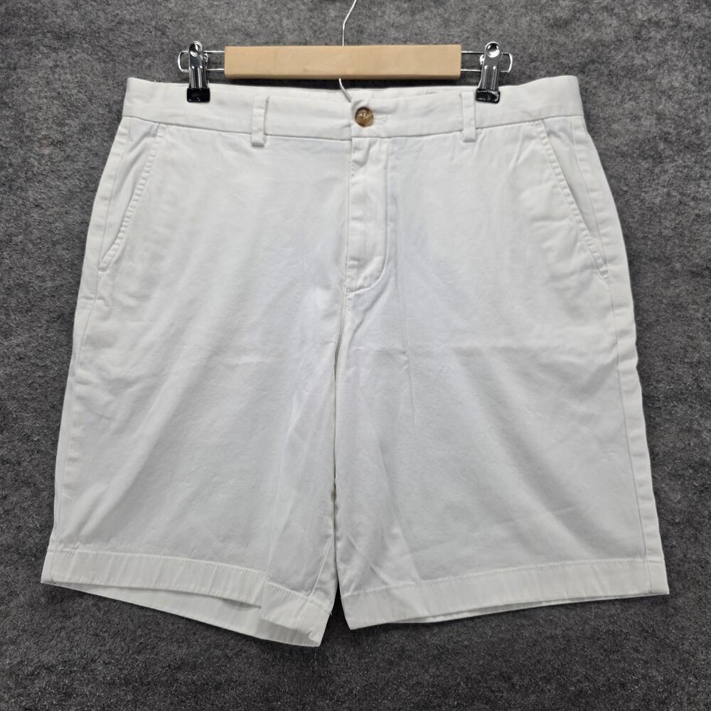 Vineyard Vines Shorts Mens 33 White Breaker Short Chino Casual Golf Twill Summer